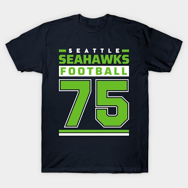 Seattle Seahawks 1975 Football Edition Varsity 2 T-Shirt by ENTIN 